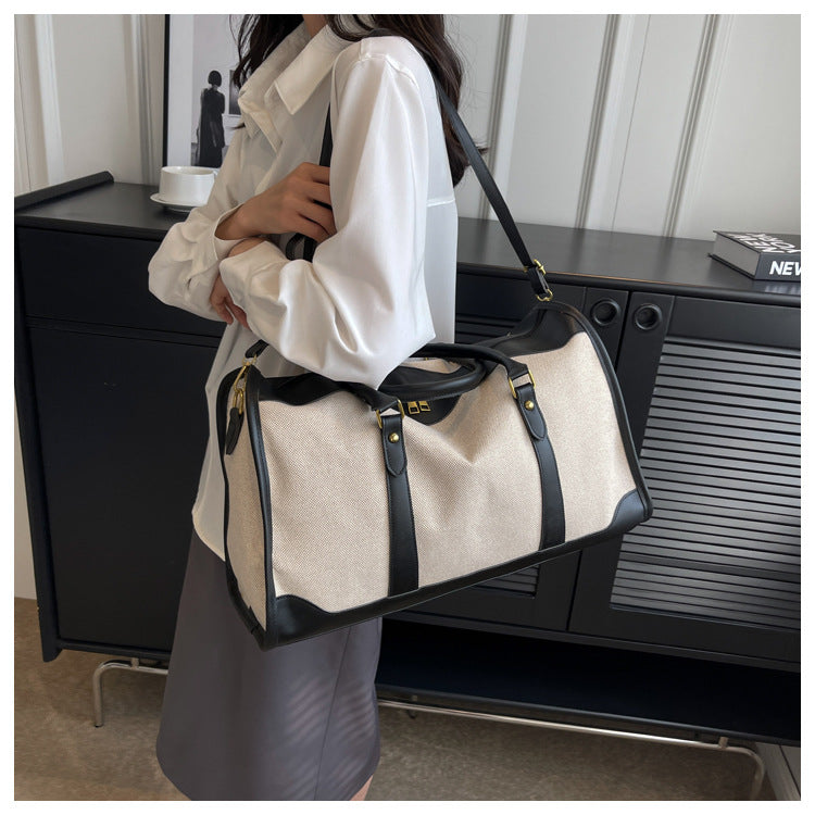 Premium PU Leather Travel Tote Bag