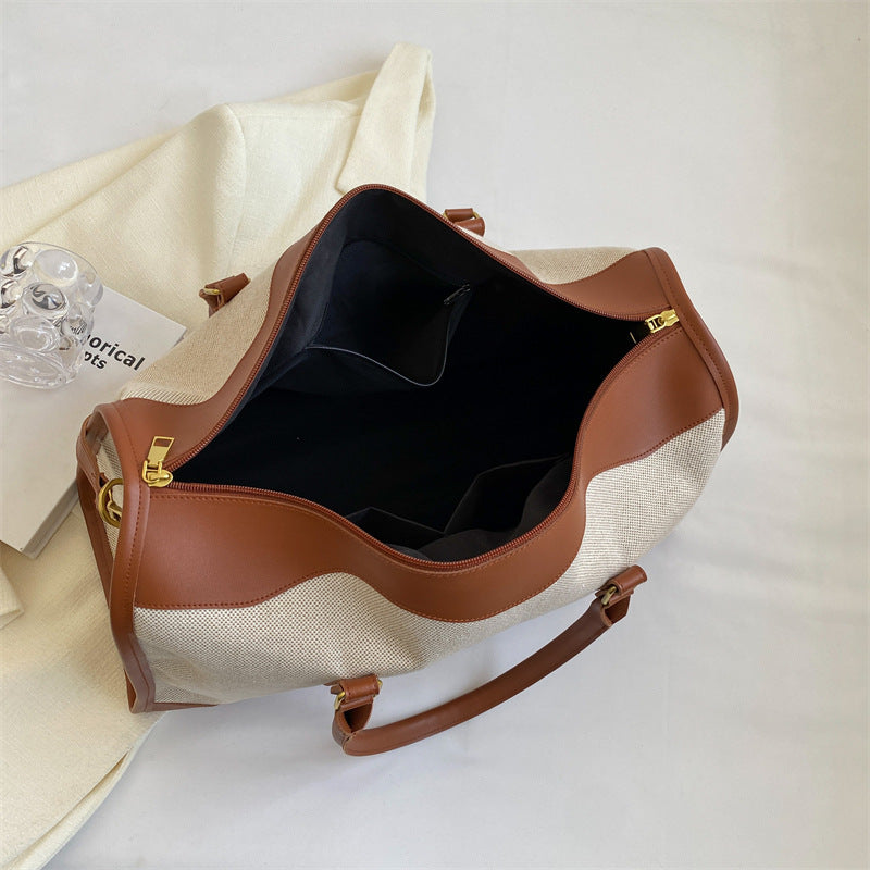 Premium PU Leather Travel Tote Bag